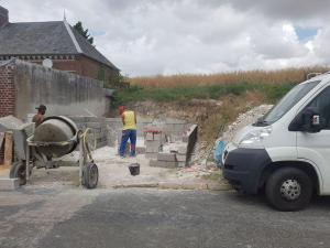 Construction de mur en parpaings Amiens