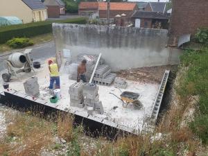 Construction de mur en parpaings Amiens